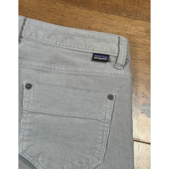 Patagonia Corduroy Pants Gray Casual Stretch Cotton Comfort Women's Size 26 - Picture 5 of 7